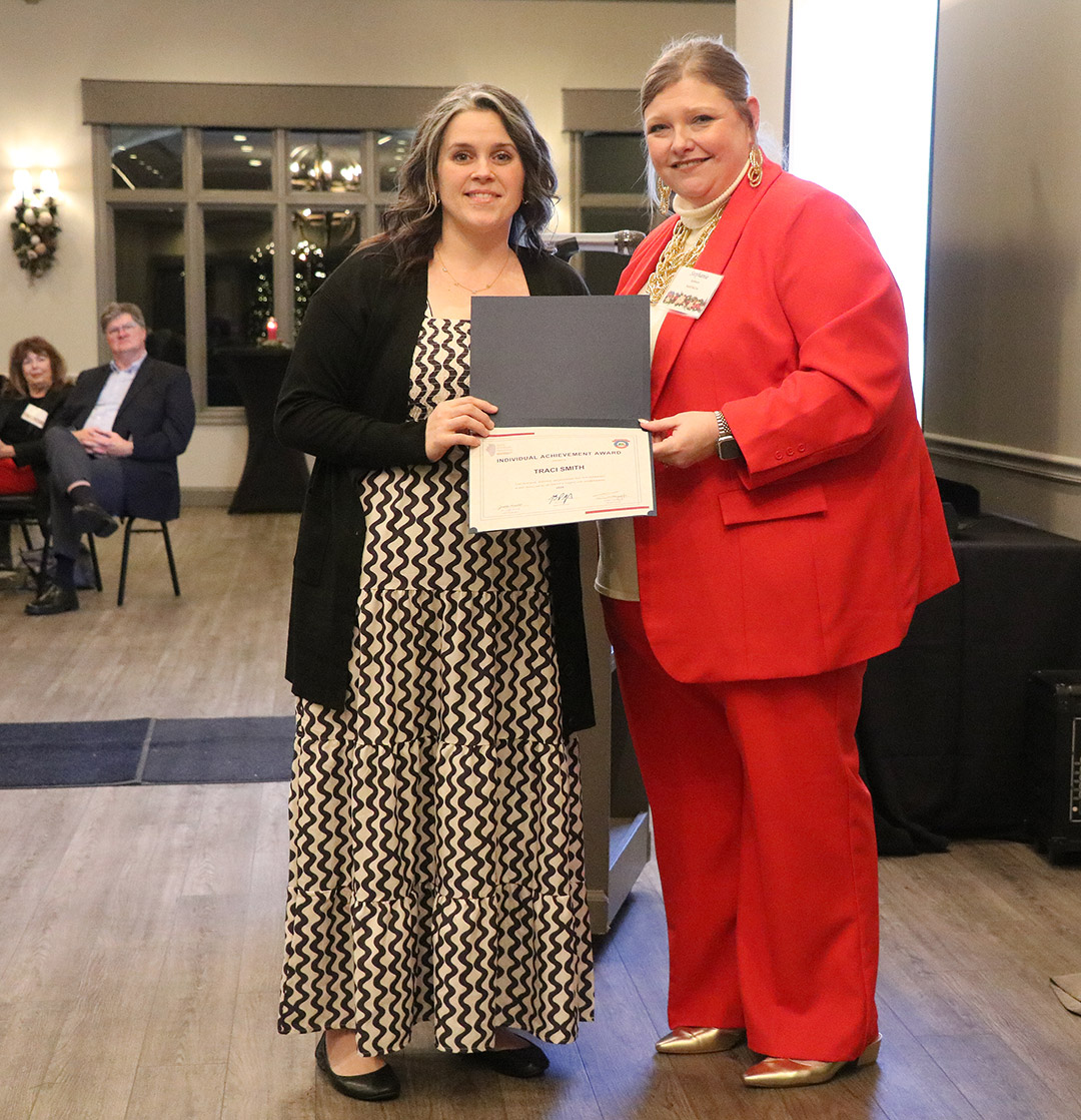 SIWDB Chair Terance Henry honors SIWDB members who have given many years of dedicated service to the board.