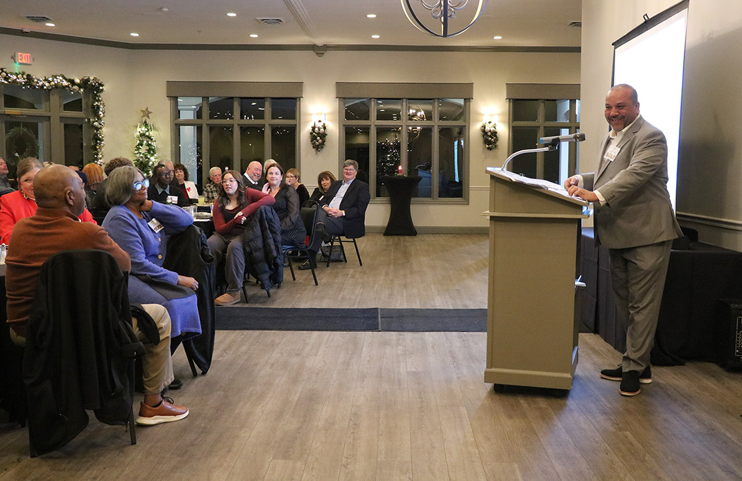 SIWDB Chair Terance Henry honors SIWDB members who have given many years of dedicated service to the board.