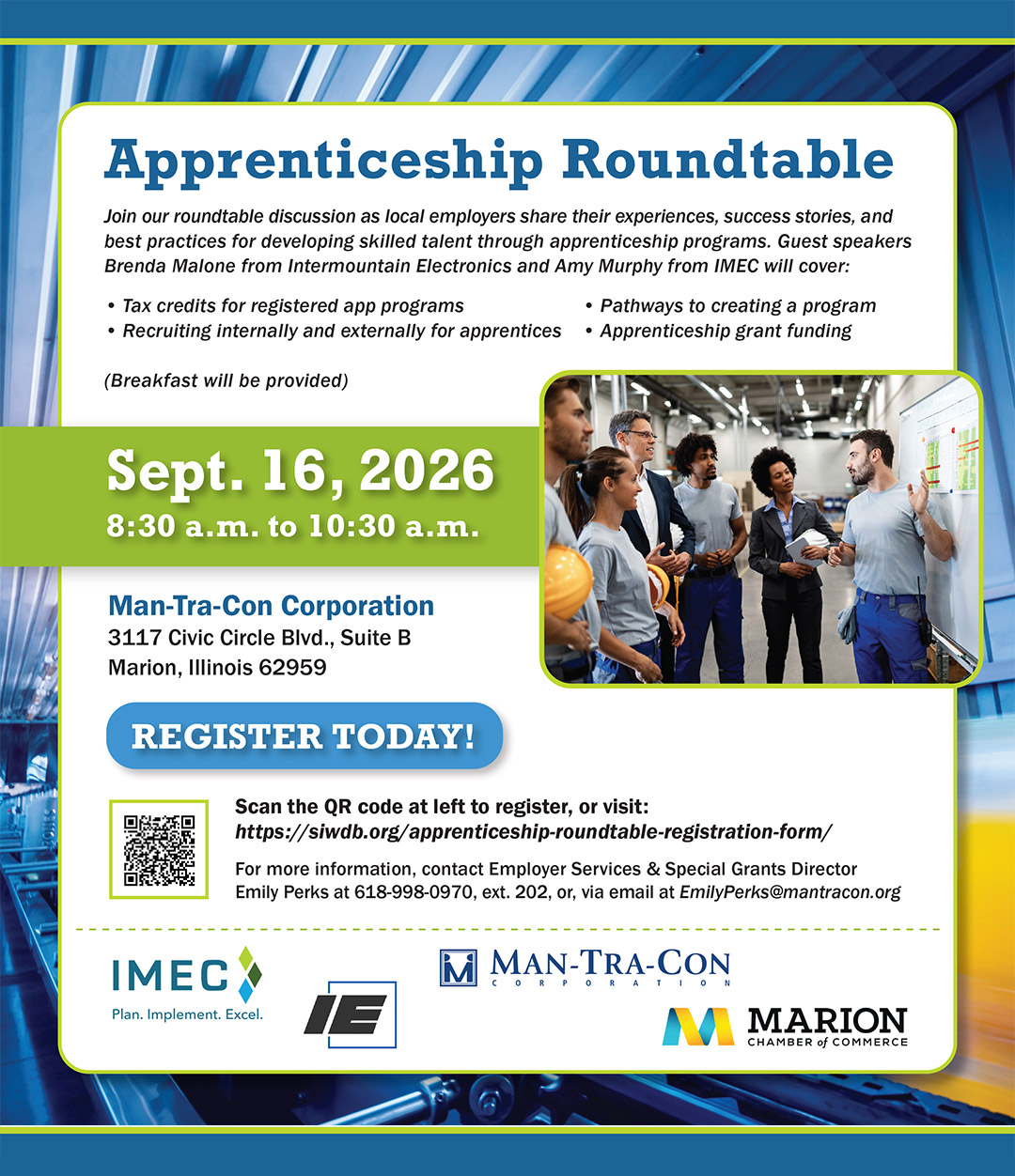 Apprenticeship Roundtable Flyer