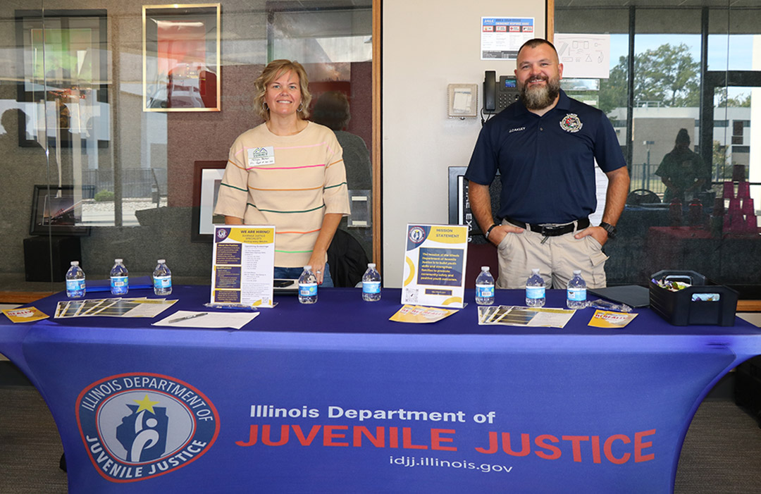 Staff from Illinois Department of Juvenile Justice attended the summit.